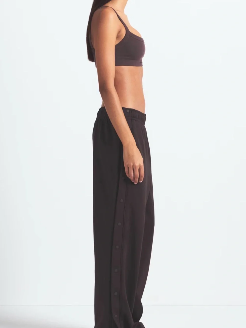 NikeSKIMS Matte Tricot Side-Snap Pants Size Small - Picture 5 of 11